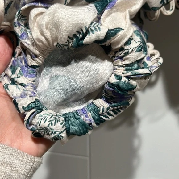 Zimmermann Exclusive Mytheresa – Cassia floral linen crop top - Picture 7 of 12